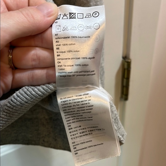 Wesc Knuby Heather Gray 100% Cotton Casual Crew Neck Sweater - Size Large - Picture 16 of 16